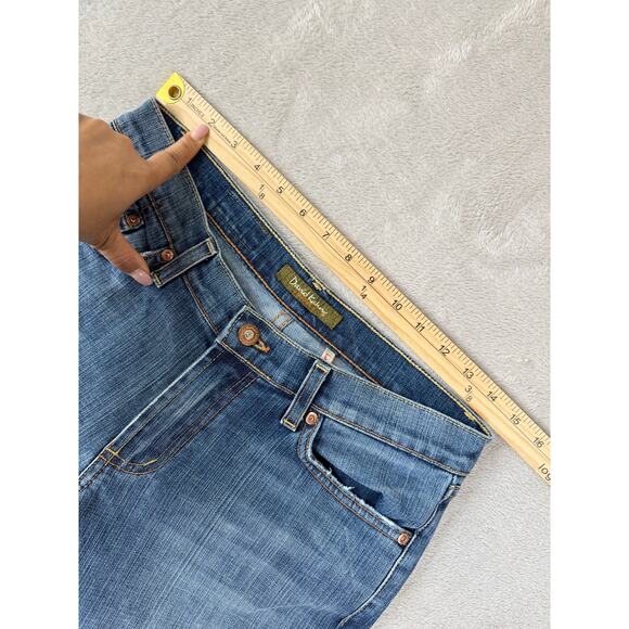 Vintage Y2K David Kahn Lauren Jeans USA Made Size 6 Stretch Bootcut Flared Denim - Picture 3 of 9